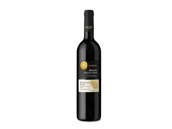 Carmel Winery Private Collection Winemakers Blend Merlot - Red Wine From Israel - 750ml Bottle