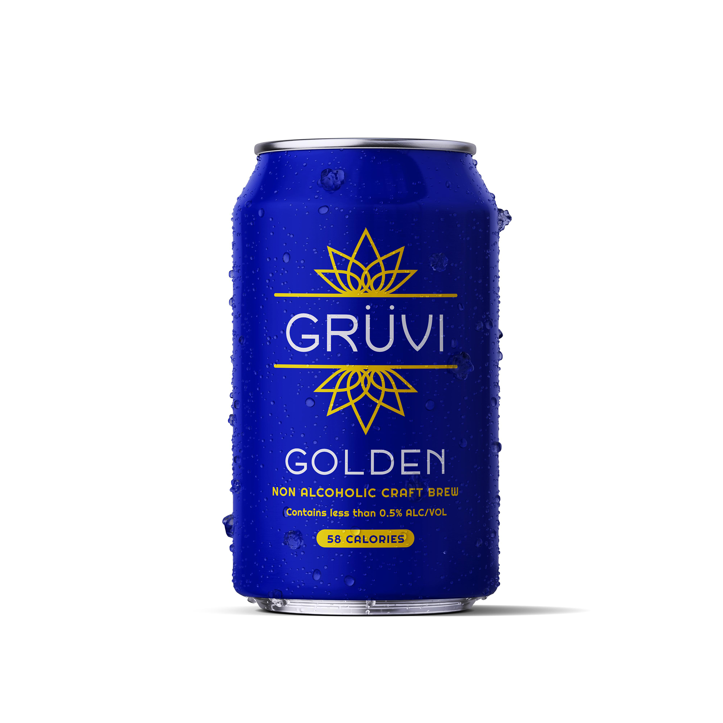 Grvi Gruvi Non-Alcoholic Golden Lager - Beer - 6x 12oz Cans