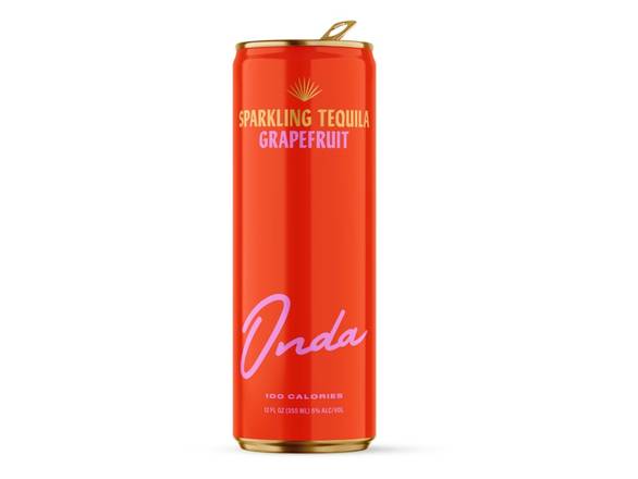 Onda Sparkling Tequila Grapefruit Ready-to-drink - 4x 12oz Cans