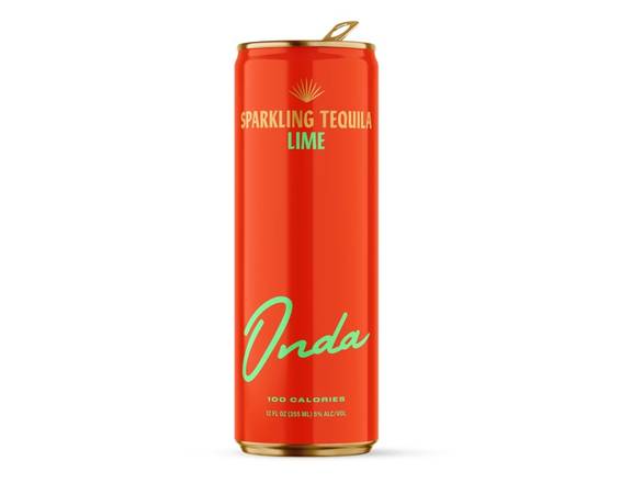 Onda Sparkling Tequila Lime Fruit Cocktail Ready-to-drink - 4x 12oz Cans