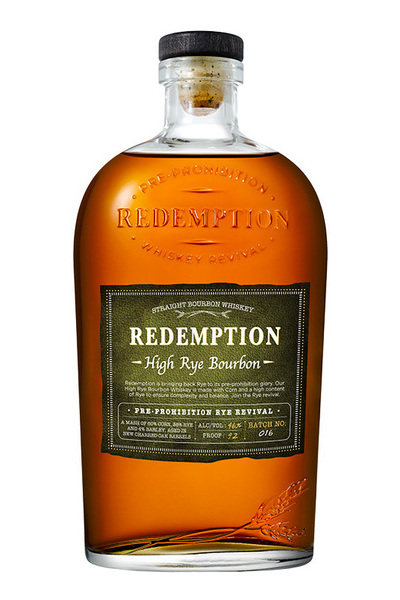 Redemption Straight High-Rye Bourbon Whiskey - 750ml Bottle