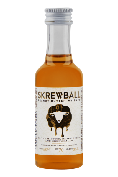 Skrewball Peanut Butter Whiskey Flavored - 50ml Bottle